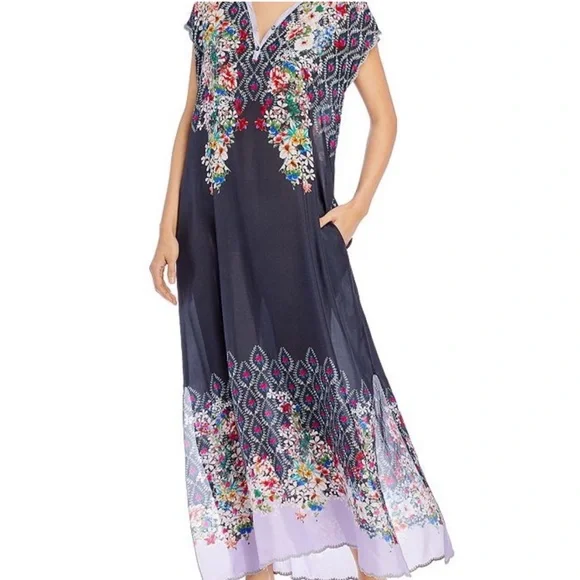 Johnny Was Mystic Midi Dress - Multi Johnny Was Mystic Midi Dress - Multi